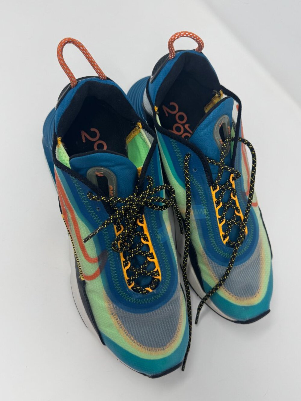 Nike Air Max 2090 CZ7867-300 Men's Running Shoes Size 11 Blue Orange